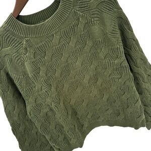 Rachel Comey Target Olive Green Cable Knit Sweater Women S Pullover